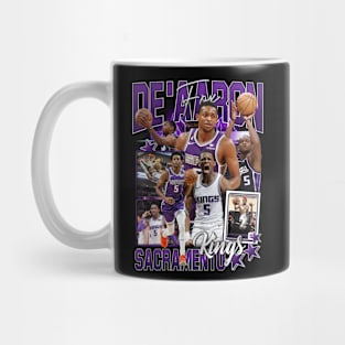 Vintage De Aaron Fox Basketball Retro Mug